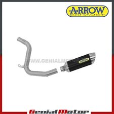 Terminale Scarico + Racc Arrow Street Thunder Alu N per KTM Duke 125 2011 > 2016