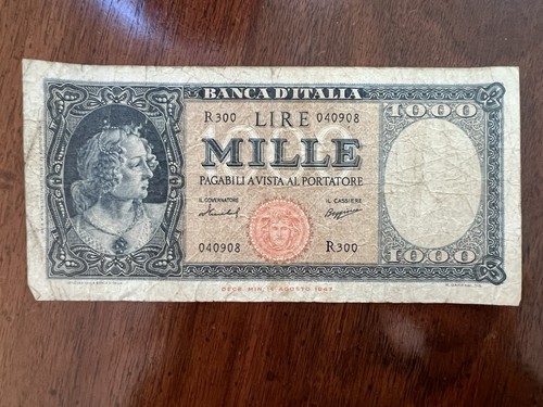 Mille lire 1947 - lire,