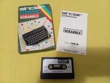 Gioco ZX SPECTRUM Computer SCRABBLE Vintage Cassette Retro Videogame Big Box !