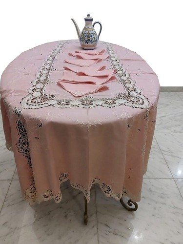 Tovaglia vintage rosa - tovaglia,