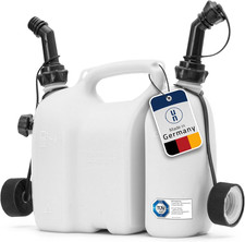 Bidoni Matrimoniali/Bidoni Combinati per Carburante Ed Olio Con 2 Tubi Di Scaric