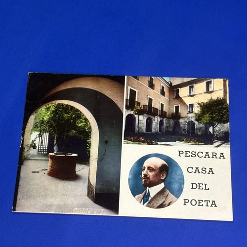 Pescara casa del poeta 1970 - poeta,