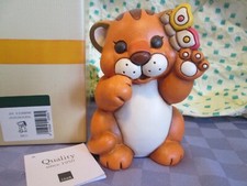 THUN - TIGRE IN PIEDI CON FARFALLA - NUOVA CON SCATOLA