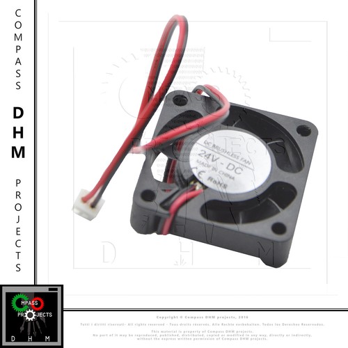 Ventola 40x40x10mm 10a 24v - ventola,