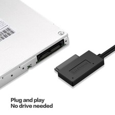 USB 2.0 a SATA 7 + 6 13pin cavo convertitore adattatore per Laptop Cd-rom DVD