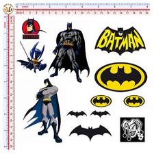 batman adesivi auto casco moto joker sticker helmet tunung print pvc 12 pz.