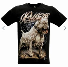Cane Pitbull - 2D Caballo T-Shirt Luminosa al Buio