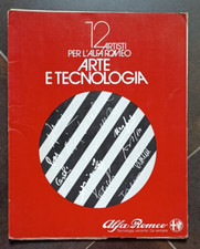 12 ARTISTI PER ALFA ROMEO ARTE E TECNOLOGIA STAMPE TAVOLE DISEGNI ANNI 80
