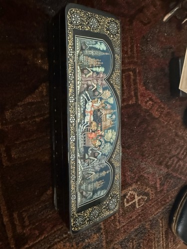 Lacquer box trinket - ,
