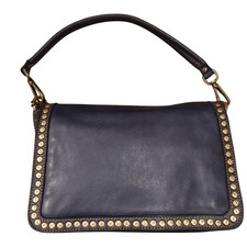 Borsa pelle vintage borchie - borsa,