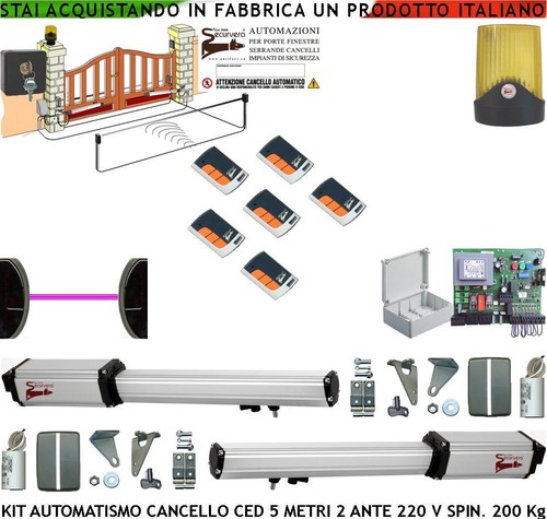 Automatismo cancello 2 - 5, mt