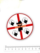 Adesivo Figurina 4 mori sardegna casco moto scooter motorino motocross guzzi