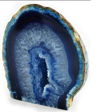 Geode di agata blu 1 pezzo da