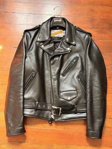 Giacca moto pelle schott nyc - moto,