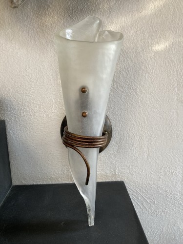Applique torcia vetro e - a,