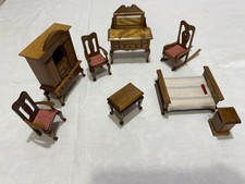 Mobili In Leggo Per Casa Bambole Camera Da Letto Cofanetto 8 Pezzi Pari Al Nuovo