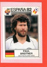 WC ESPANA 82 -Panini 1982- Figurine-Stickers n 121 - BREITNER -DEUTSCHLAND-Rec