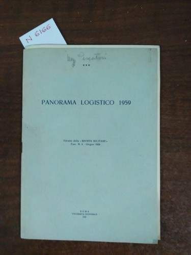 Panorama logistico 1959 gen - 1959,