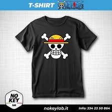 One Piece Maglietta Jolly Roger personalizzata T-Shirt Manga Luffy Zoro Ace