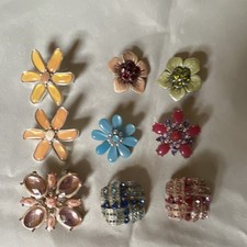Lotto 9 Spille Fiori