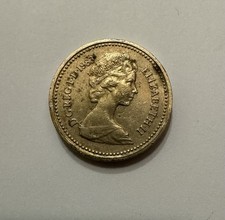  One Pound 1983 Elizabeth II Moneta rara