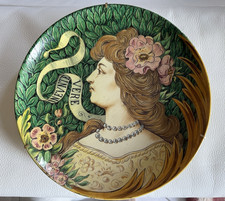 RARO PIATTO IN MAIOLICA