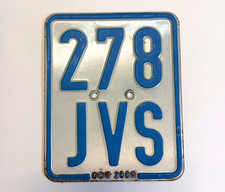 TARGA TARGHINO PER CICLOMOTORE