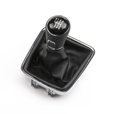 Pomello Leva del Cambio per VW Sharan 7N Tiguan 5N Golf Plus 5M1 con Cuffia