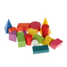 Blocchi solidi geometrici in