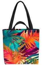 Bunte Palmenblätter Palmen Tasche tropen dschungel palmen blätter floral wildni