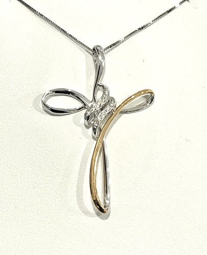 Collana con croce - con, stilizzata
