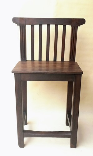 Sedia sgabello antica - sgabello,