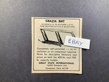 Pubblicità 1967 Grazia BMT