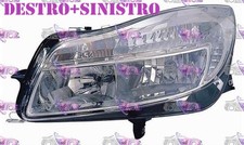 COPPIA FARI FANALE PROIETTORE DX+SX CROMATO OPEL INSIGNIA 09>13 DAL 2009 AL 2013