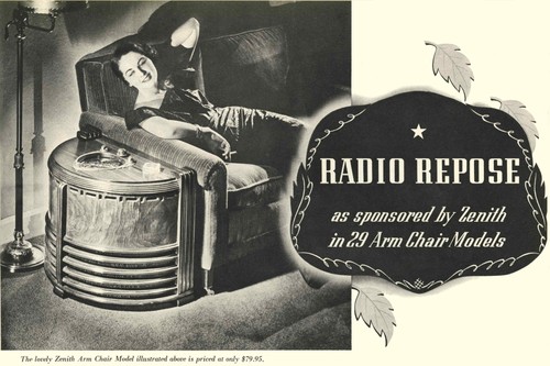 Poltrona radio zenith anni - zenith,