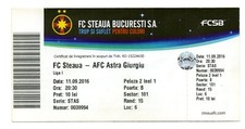 Biglietto ROMA Steau Bucarest