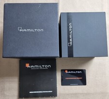 Hamilton Complete kit watch box warranty card and booklet for H32505151 - 2017 