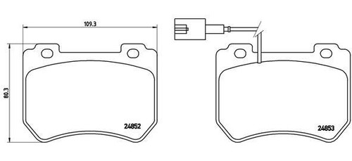 Brembo p23129 kit pastiglie - brembo,