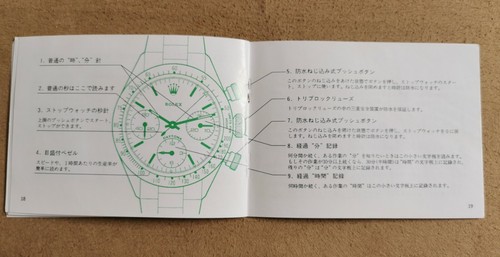 Rolex vintage rare booklet - rolex,