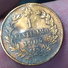 1 CENTESIMO 1904 R VALORE MONETA VITTORIO EMANUELE III° REGNO D’ITALIA