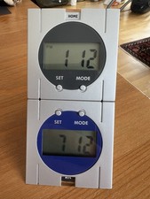 Orologio da tavolo Nestler-Matho 474 con fusi orari e data batterie nuove