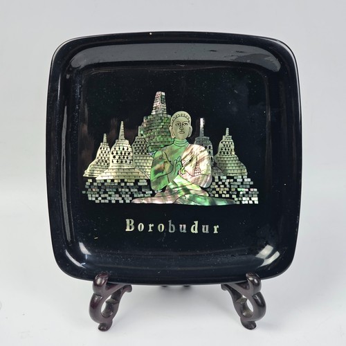 Piatto souvenir borobudur - piatto,