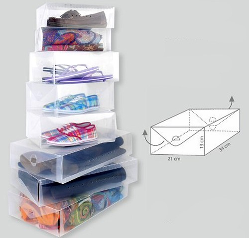 20x trasparente schuhboxen - 20x,