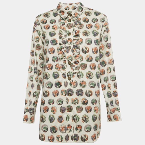 Camicia burberry beige stampa - camicia,