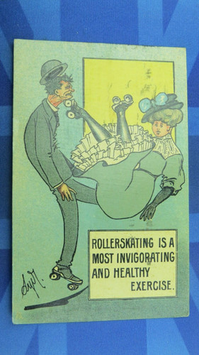 Kismet saucy comic postcard - saucy,