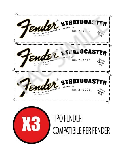Decal tipo fender - 3,