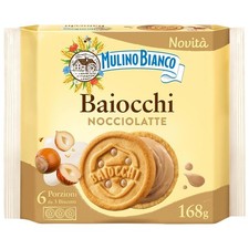 MULINO BIANCO BAIOCCHI NOCCIOLATTE 168 GR.