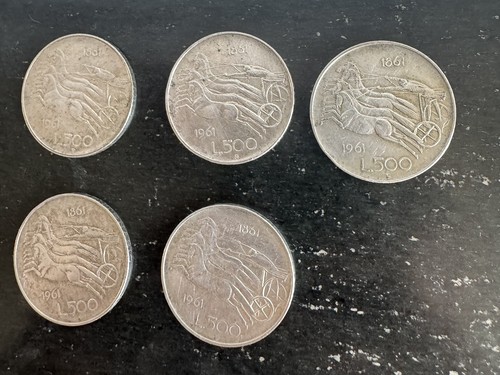 Lotto monete 500 lire - 500,