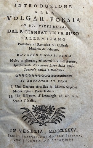 Bisso introduzione alla volgar - bisso,