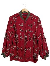 ZARA Giacca Bomber Donna Rossa